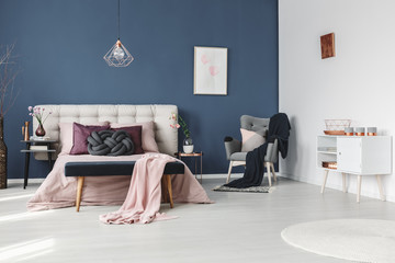 Candles on white commode