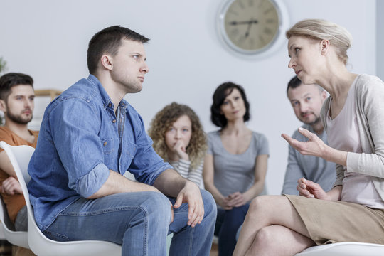 Discussion in support group