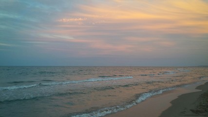 tramonto marino
