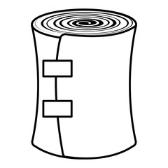 medical bandage isolated icon vector illustration design
