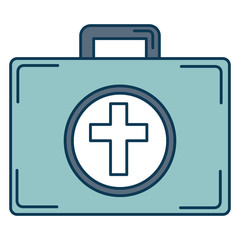 medical kit isolated icon vector illustration design