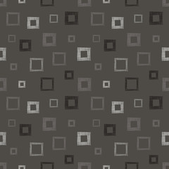 Seamless vector geometrical pattern with rhombus, squares. endless background with hand drawn textured geometric figures. Pastel Graphic illustration Template for wrapping, web backgrounds, wallpaper