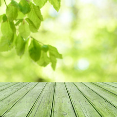 Wooden table background