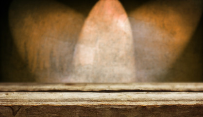 Wooden table background