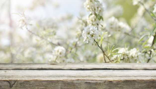 Wooden table background