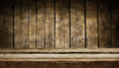 Wooden table background