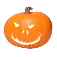 Isolated Halloween pumpkin