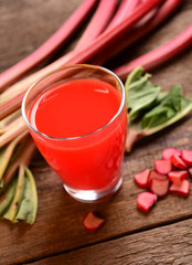 Rhubarb juice