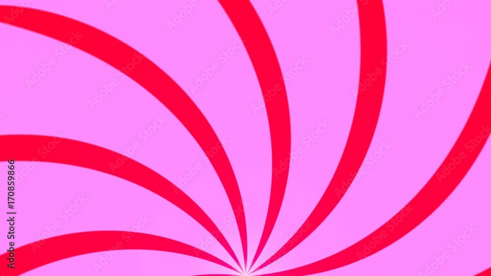 Poster abstract background with animation of sun beams. retro radial background. 3d rendering seamless loop
