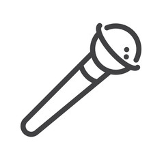 Microphone line icon