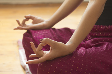  Mudra bei der Meditation