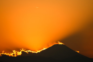 Sunset and clouds style