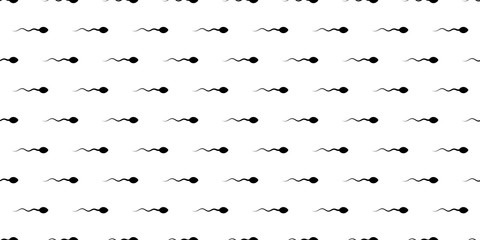 Sperm seamless pattern vector illustration , Sperm to the goal-01