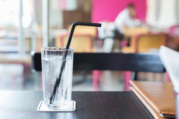 Iced Cold Water on Restaurant Table