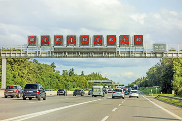 traffic jam, autobahn, germany