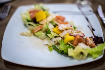 delicious dish of salat
