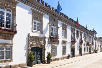city hall of the city of Viana do Castelo in Portugal