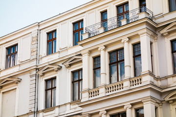 Fototapeta na wymiar detailed view of expensive flats exterior