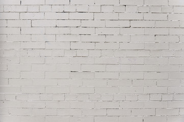Fototapeta premium Old white brick wall background