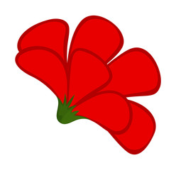 Red Flower Vector