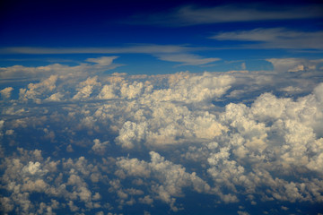 Cumulus clouds