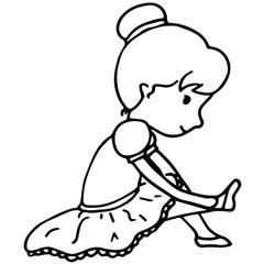 Kleine Ballerina Vektor 2