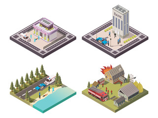 Rescue Service 2x2 Composition Set