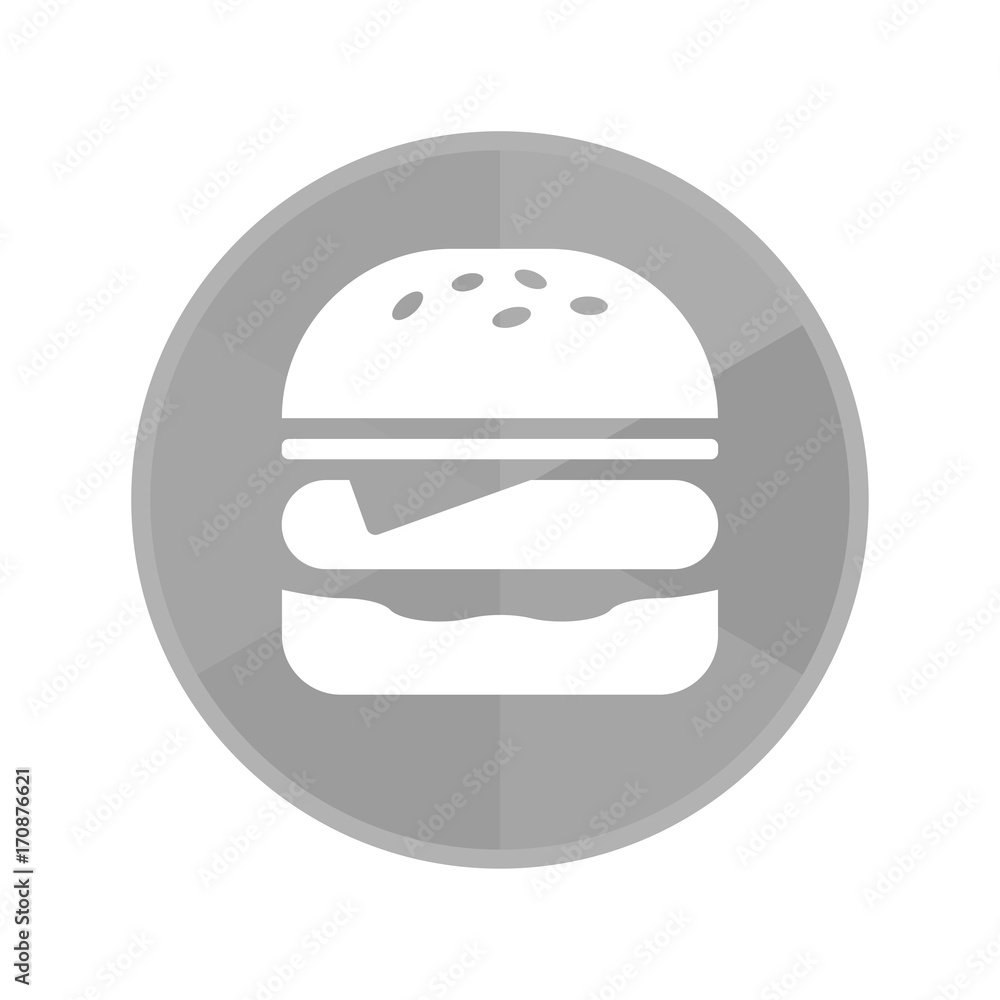 Canvas Prints Kreis Icon - Burger