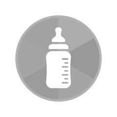 Obraz premium Kreis Icon - Babyflasche