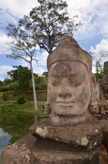 Obraz premium ANGKOR THOM GUERRIERS KHMERS ANGKOR CAMBODGE