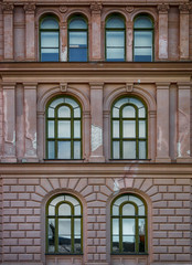 old decayed stone building