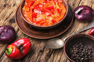 lecso classic dish of Hungarian cuisine