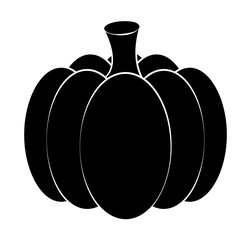 pumpkin  vector symbol icon design. Beautiful illustration isolated on white background