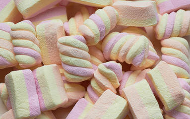 many multi-colored marshmallow
