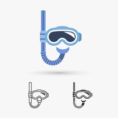 diving mask icon