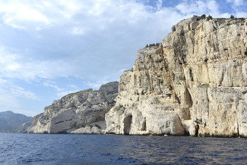 Fototapeta na wymiar Massif des calanques de Marseille