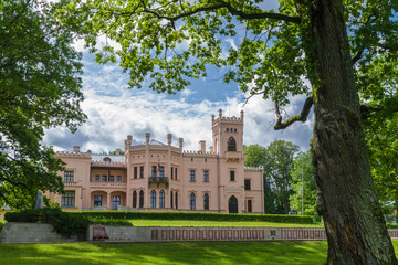 Fototapeta premium Old castle in park