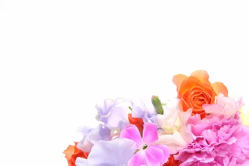 Foto op Plexiglas 様々な花の背景画像 © cat_smile