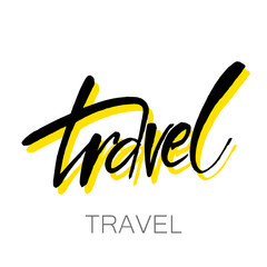 travel lettering template