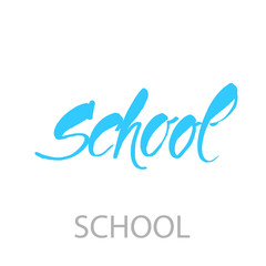 school lettering template