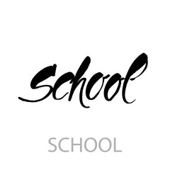 school lettering template