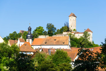 Obraz premium Burg Veldenstein in Neuhaus an der Pegnitz