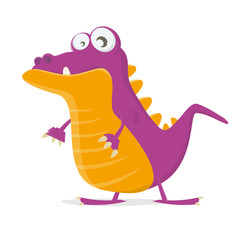 funny cartoon dinosaur