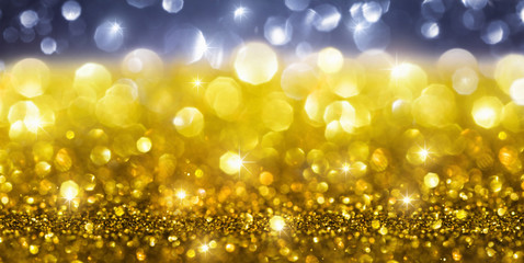 Christmas Golden Glitter Background