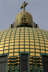Dôme. Steinhof Church built by Otto Wagner between 1902 and 1907..