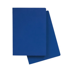 blue international passport isolated on white background