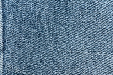 blue denim texture with a stitch on the left