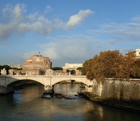 Tiber e sant angelo castle