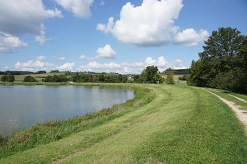 H&auml;rtsfeldsee (Schw&auml;bische Alb) - Panorama im Sommer