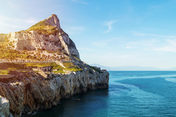 Gibraltar Rock view from Europa Point